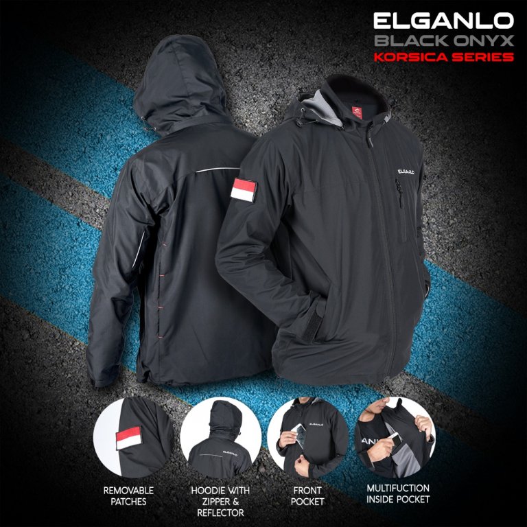 Jaket Korseica series Hitam
